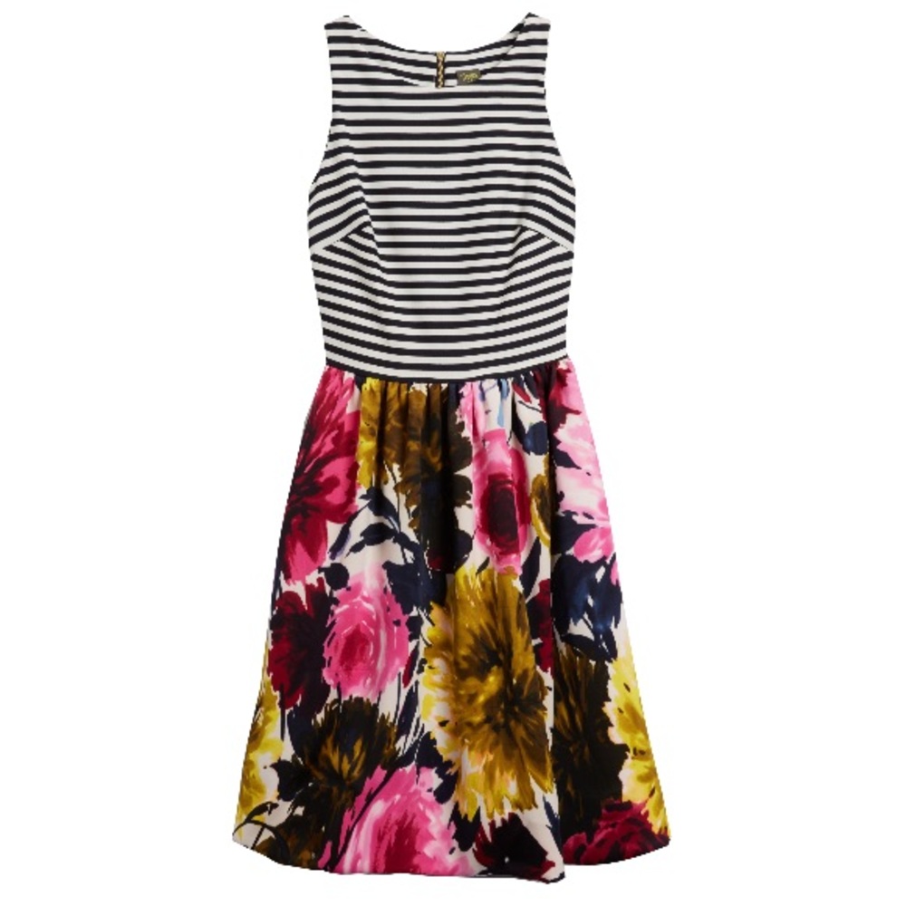 2/$20 or 3/$28 mix & match! EUC Taylor brand Poe Dress size 2 floral stripe